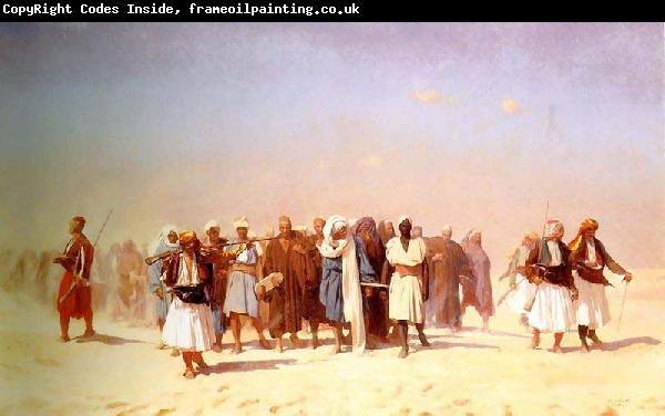 Jean-Leon Gerome Egyptian Recruits Crossing the Desert